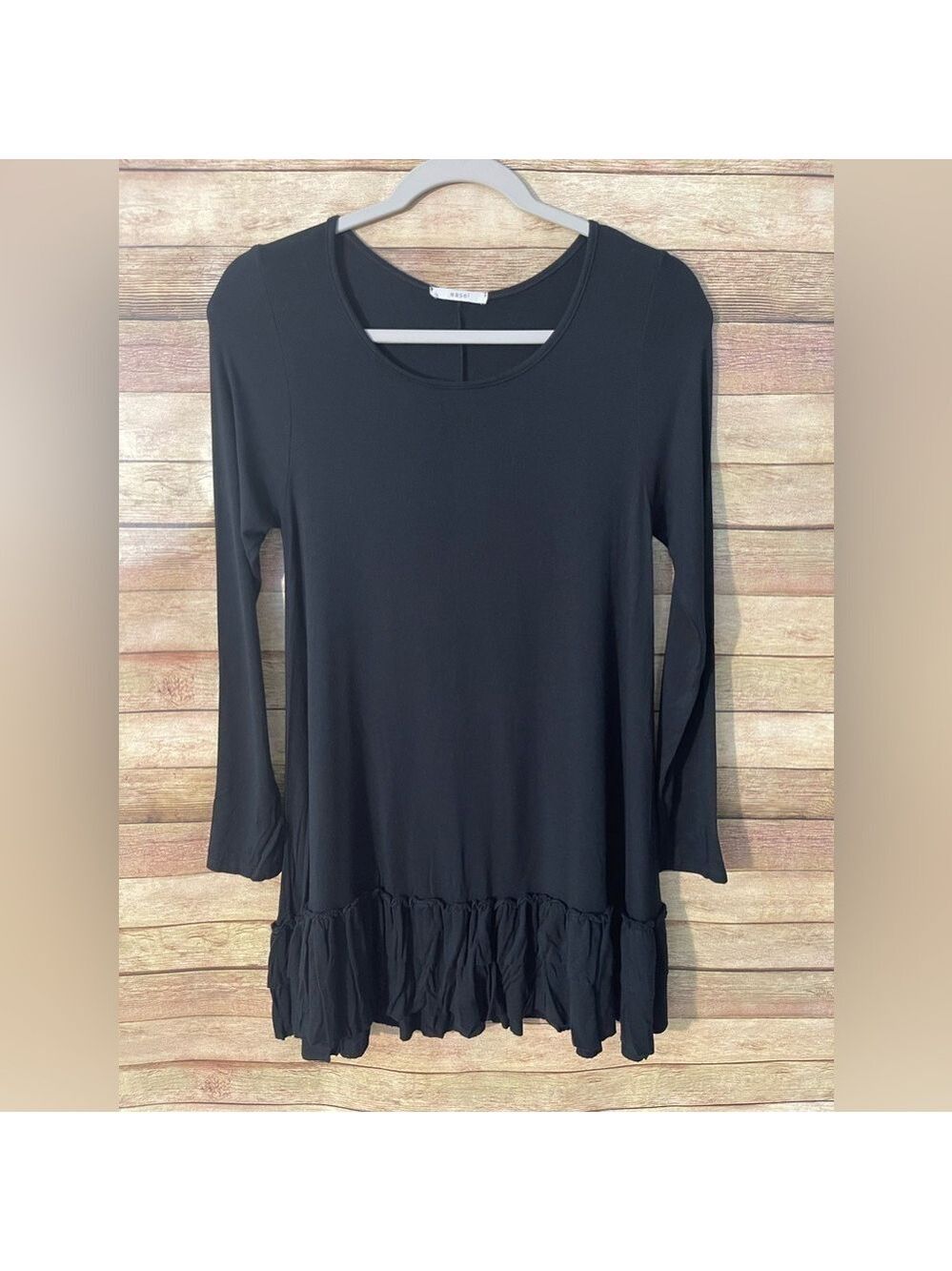 Easel Women’s Black Lightweight Stretch Casual Dress Size: Small